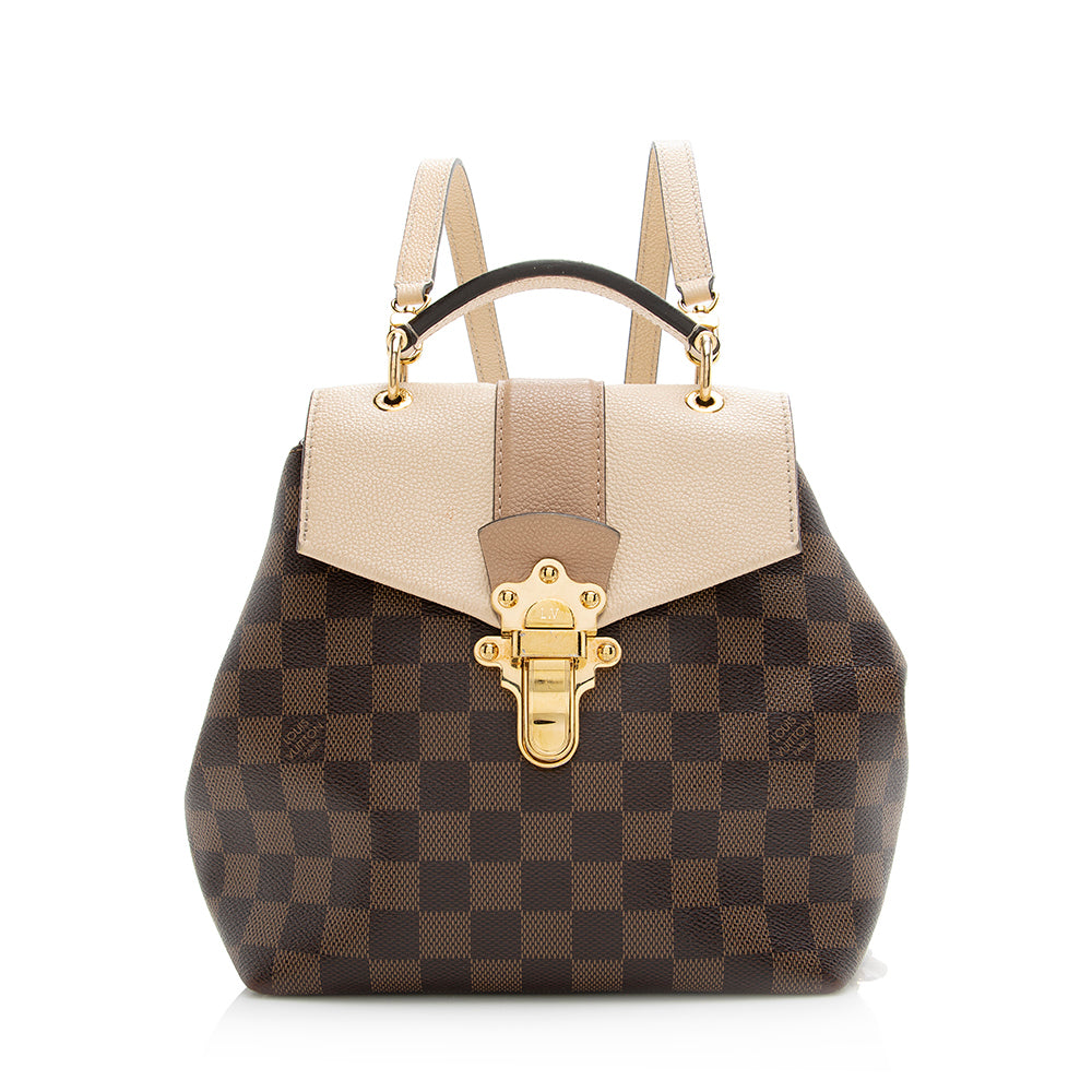 Louis Vuitton Damier Ebene Clapton Backpack (SHF-21553)