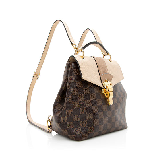 Louis Vuitton Damier Ebene Clapton Backpack (SHF-21553)