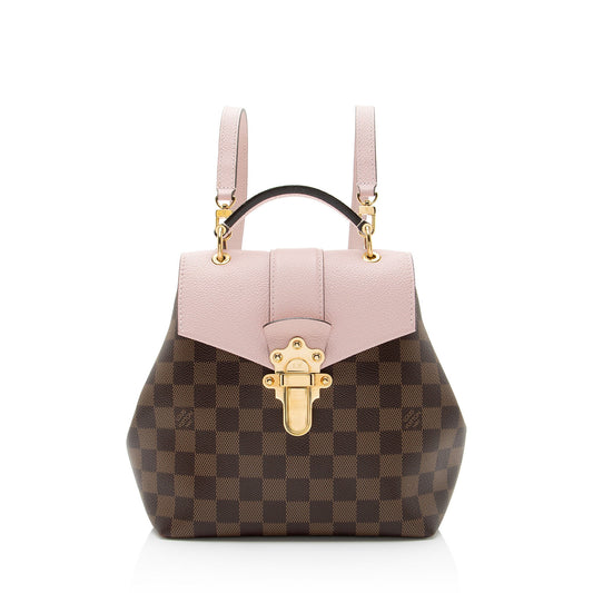 Louis Vuitton Damier Ebene Clapton Backpack (SHF-w34ilB)