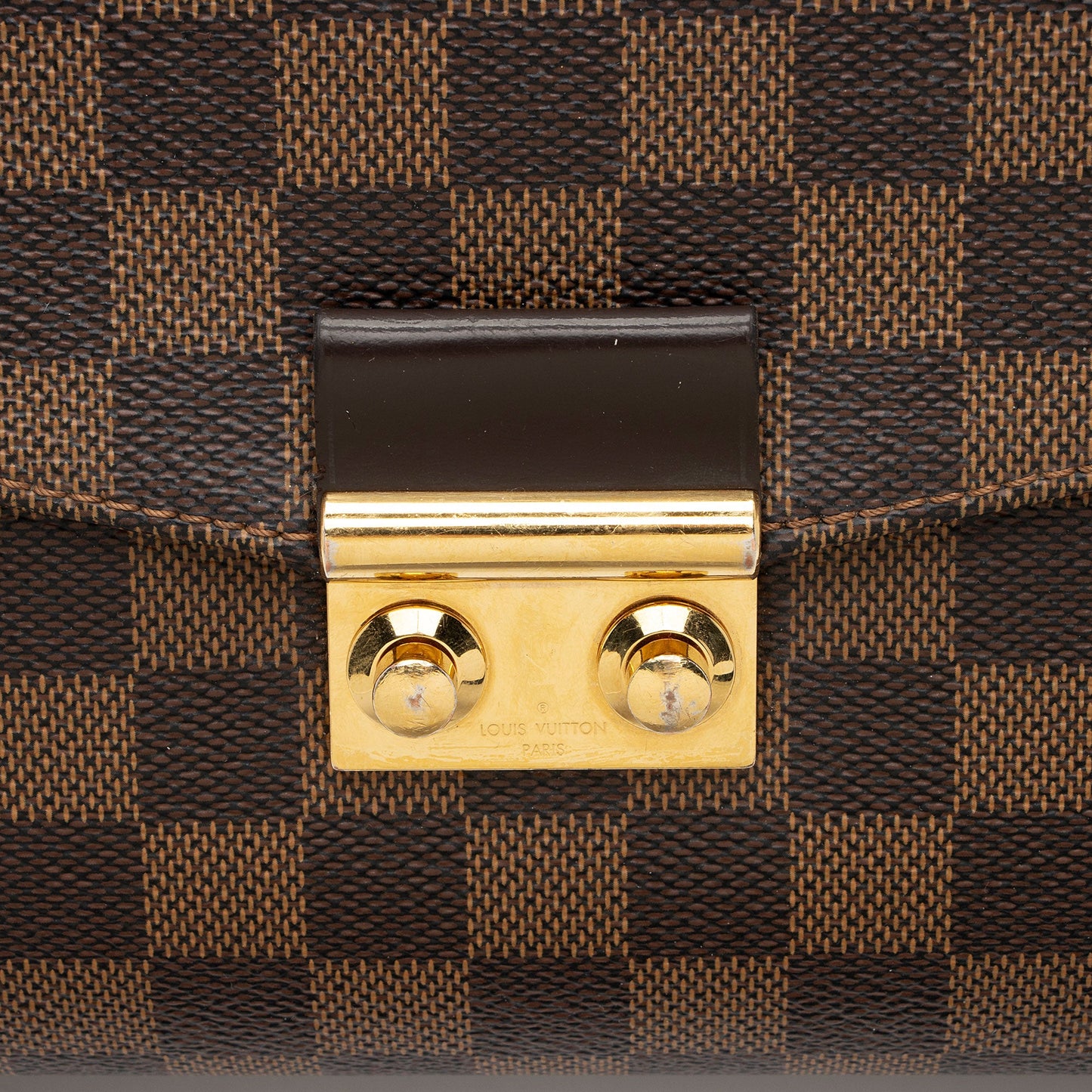 Louis Vuitton Damier Ebene Croisette Shoulder Bag