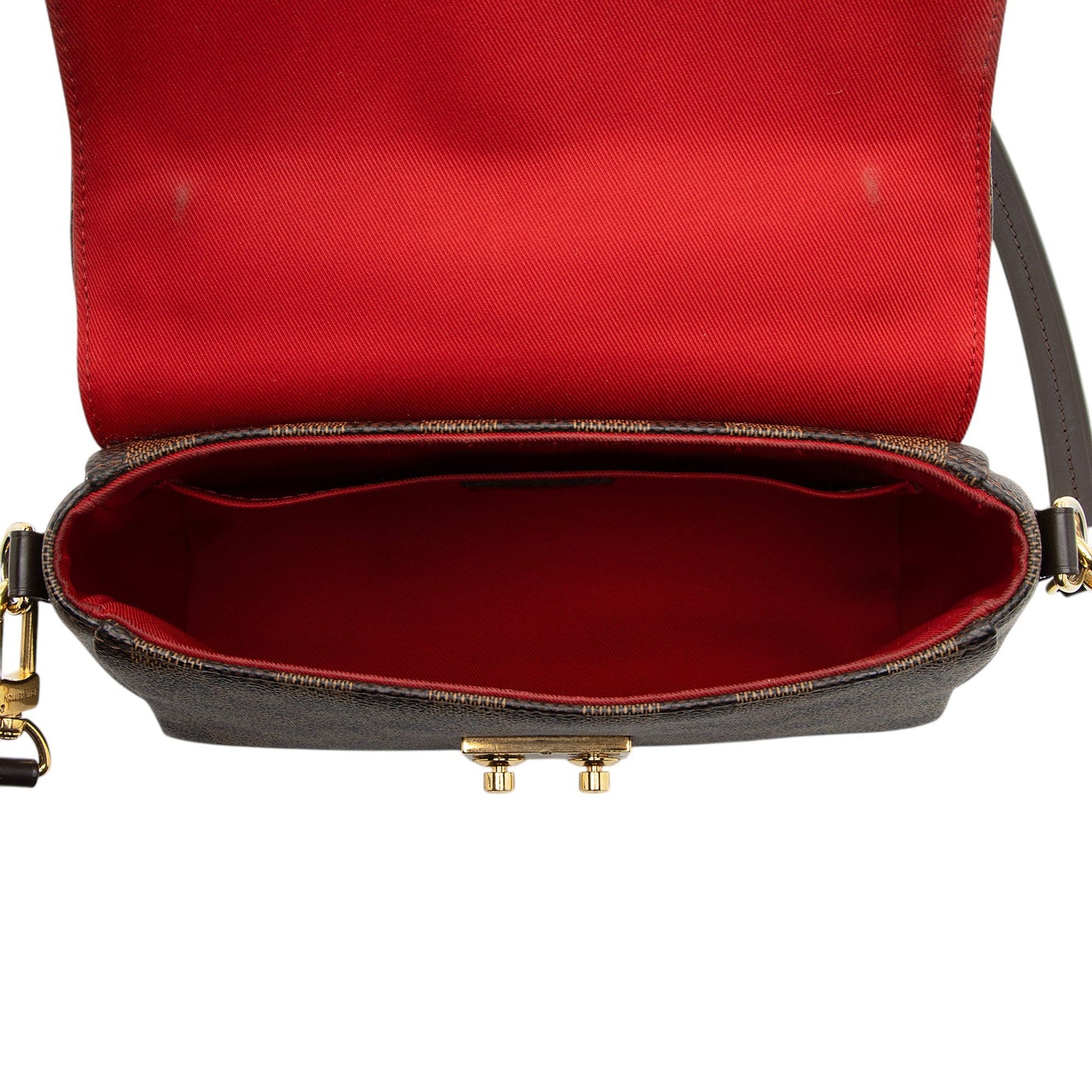 Louis Vuitton Damier Ebene Croisette Shoulder Bag