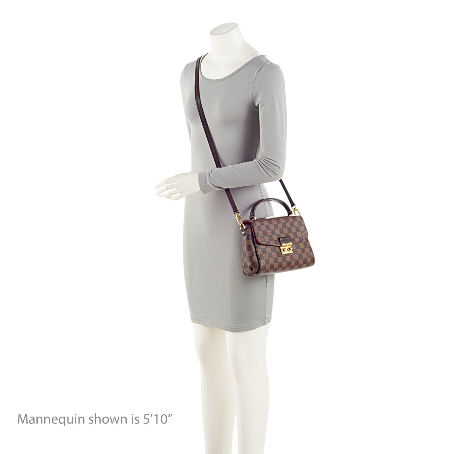 Louis Vuitton Damier Ebene Croisette Shoulder Bag