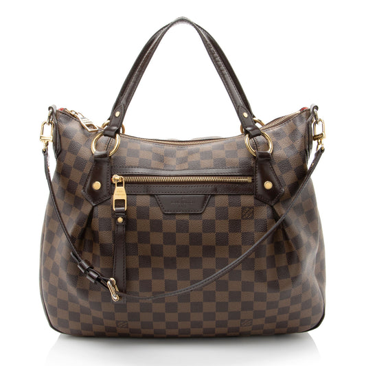 Louis Vuitton Damier Ebene Evora MM Tote