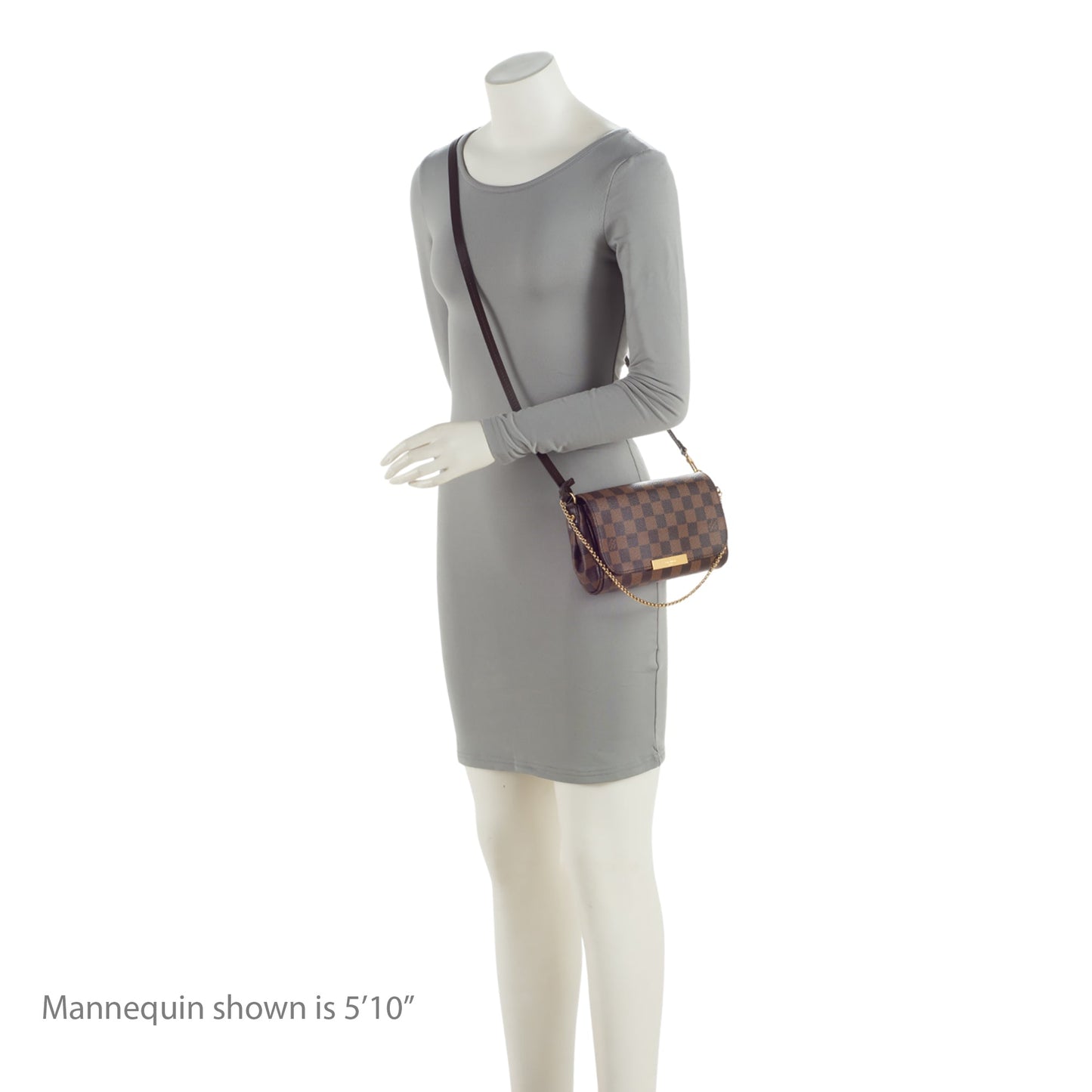 Louis Vuitton Damier Ebene Favorite PM Shoulder Bag (SHF-jGHVW8)