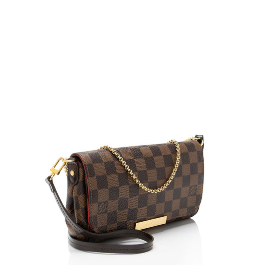 Louis Vuitton Damier Ebene Favorite PM Shoulder Bag