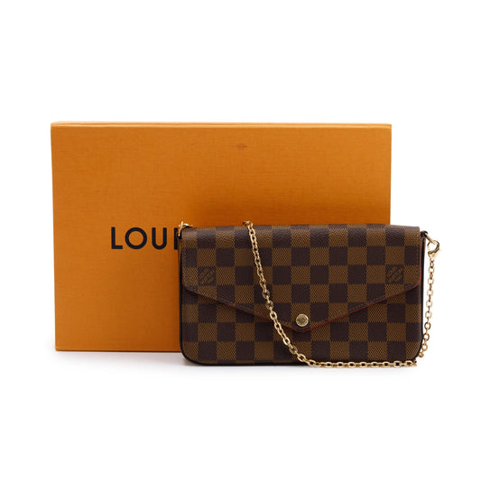 Louis Vuitton Damier Ebene Felicie Pochette Bag