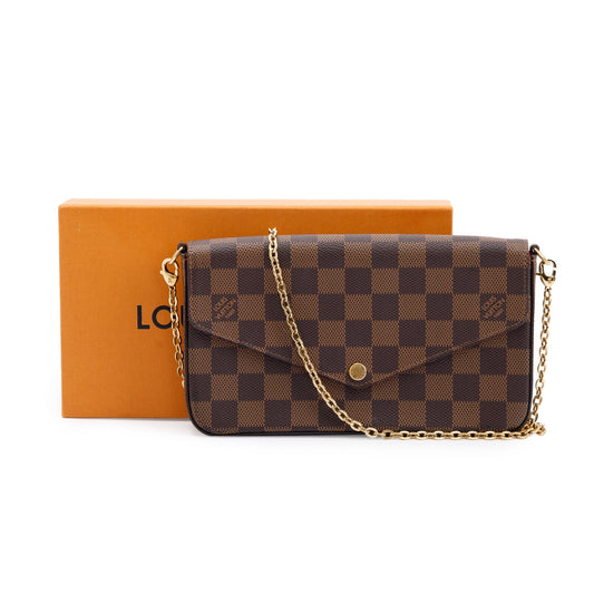 Louis Vuitton Damier Ebene Felicie Pochette Bag