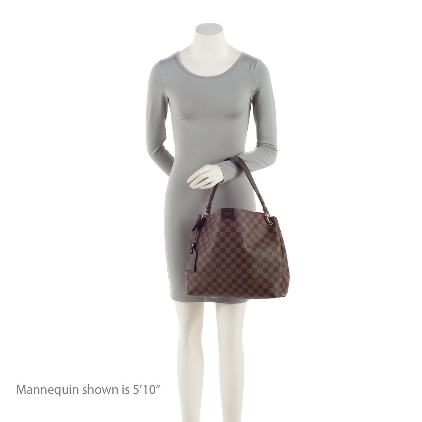 Louis Vuitton Damier Ebene Graceful PM Hobo (SHF-6Lw0vx)