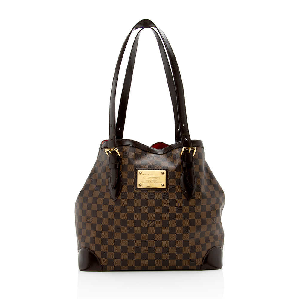 Louis Vuitton Damier Ebene Hampstead GM Tote -  (SHF-15485)
