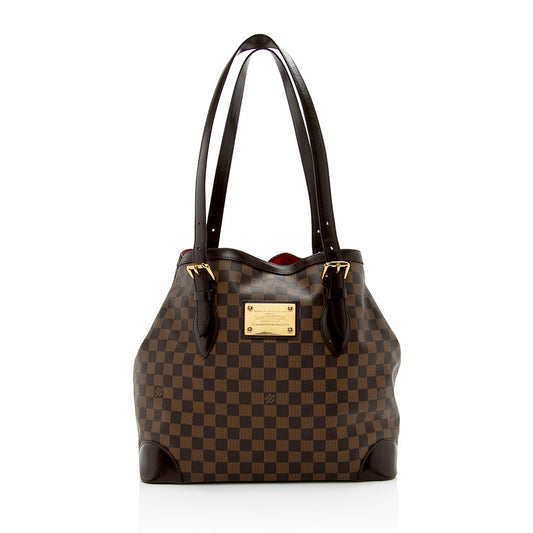 Louis Vuitton Damier Ebene Hampstead GM Tote -  (SHF-15485)