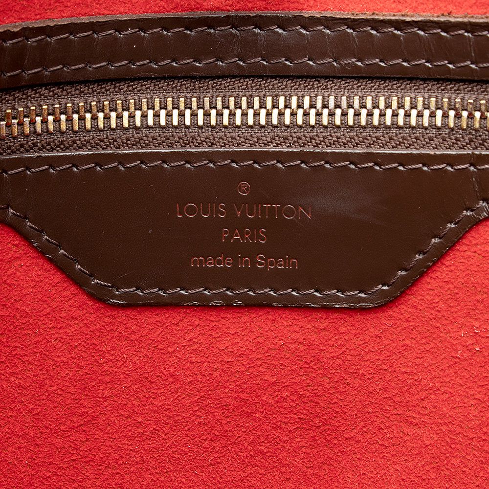 Louis Vuitton Damier Ebene Hampstead MM Tote -  (SHF-19125)