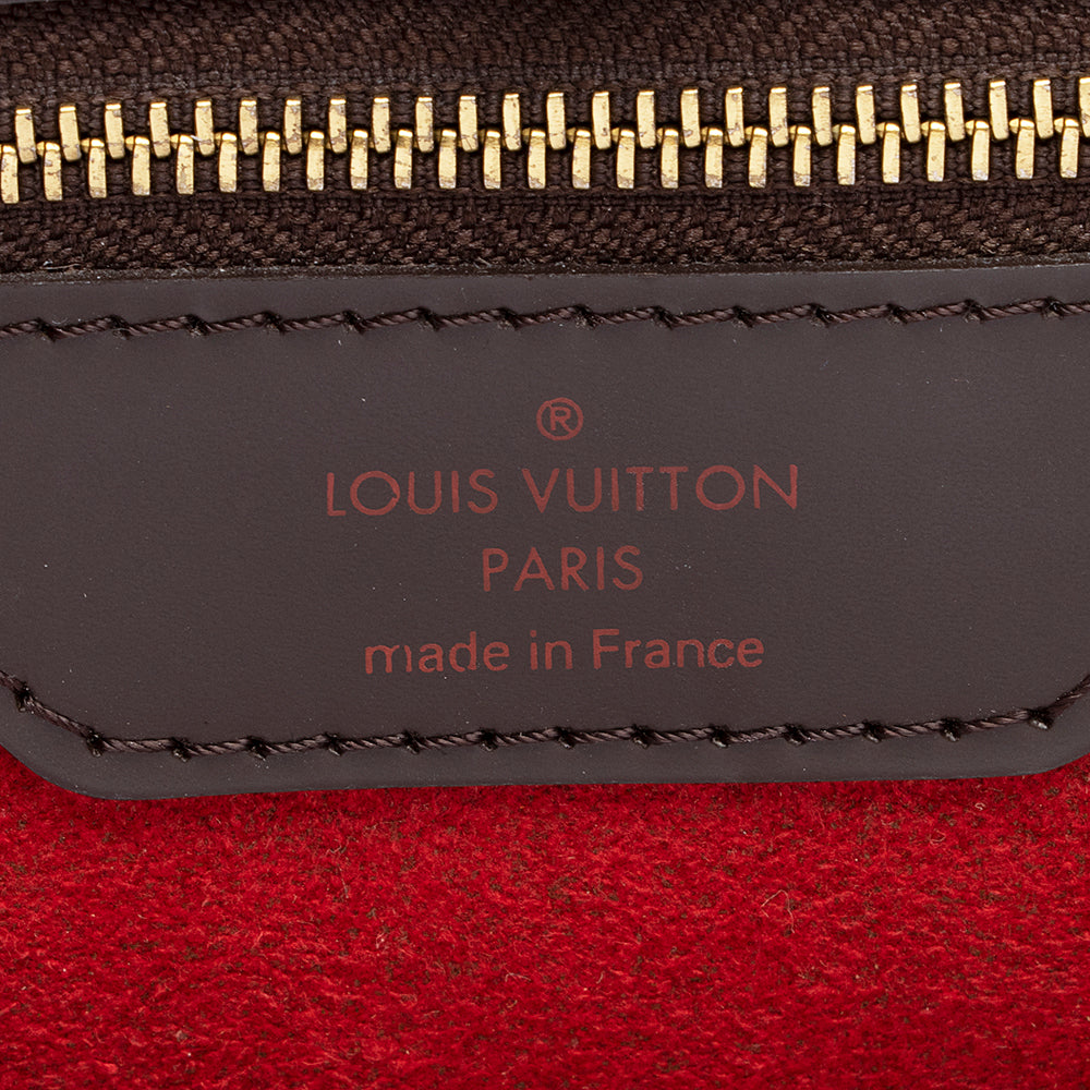 Louis Vuitton Damier Ebene Hampstead MM Tote (SHF-21260)