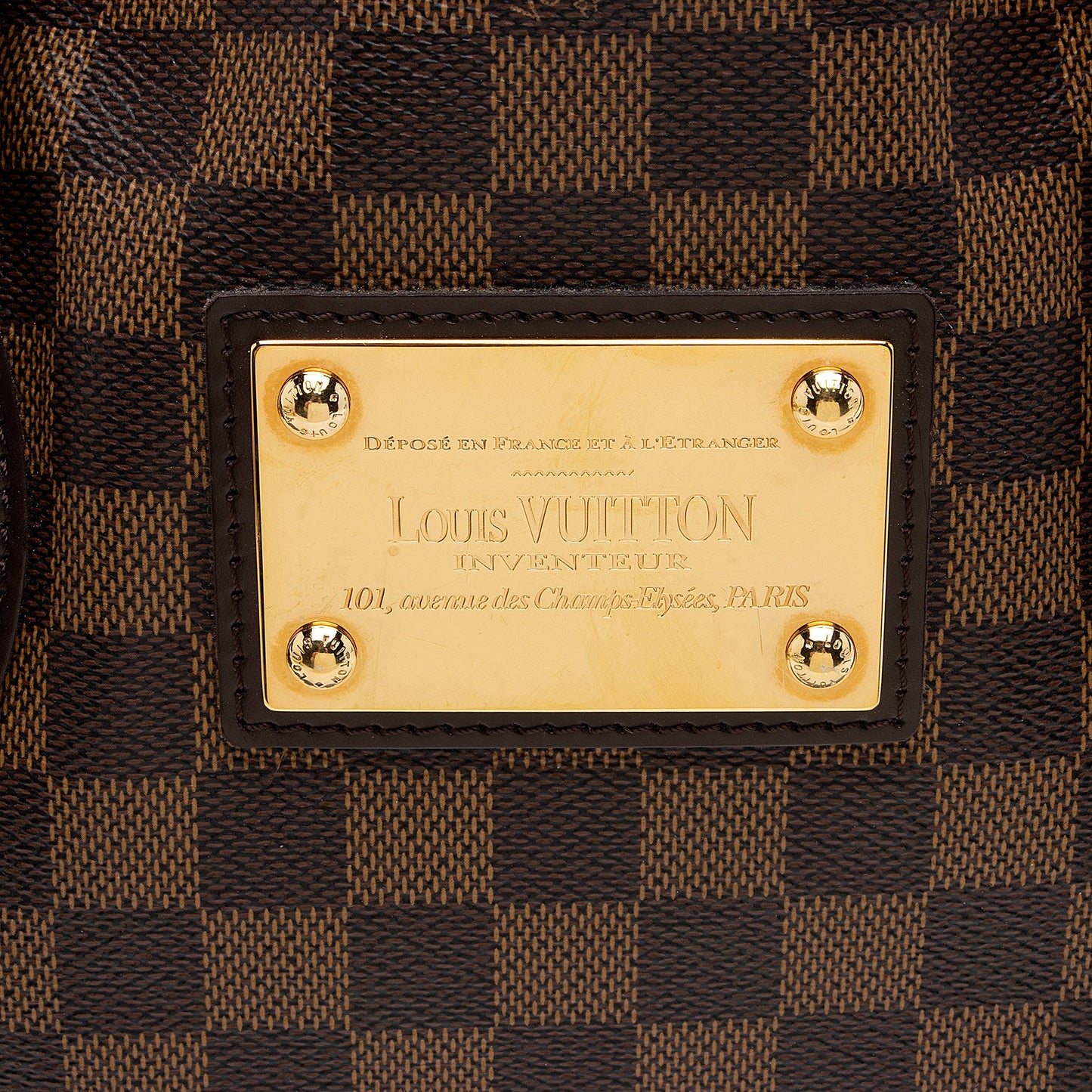Louis Vuitton Damier Ebene Hampstead MM Tote (SHF-tcbGam)