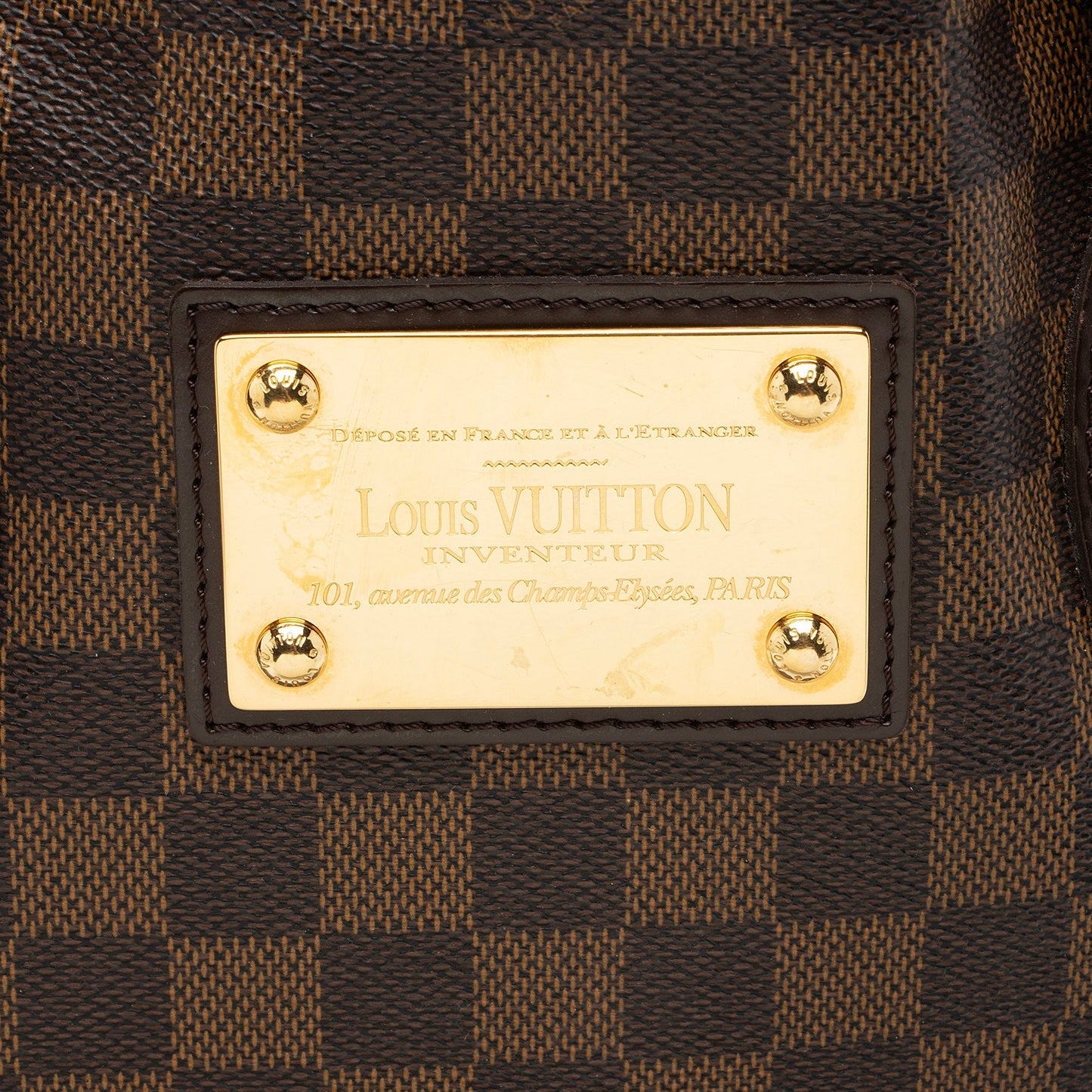 Louis Vuitton Damier Ebene Hampstead MM Tote (SHF-beZ8jV)