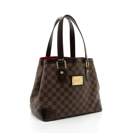 Louis Vuitton Damier Ebene Hampstead PM Tote (SHF-rzynKt)