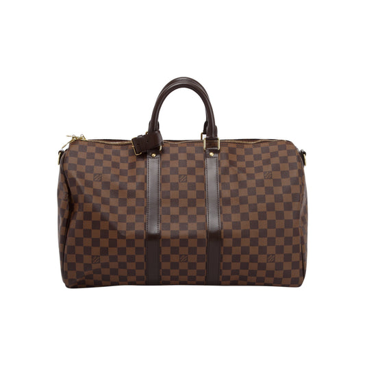 Louis Vuitton Damier Ebene Keepall Bandouliere 45
