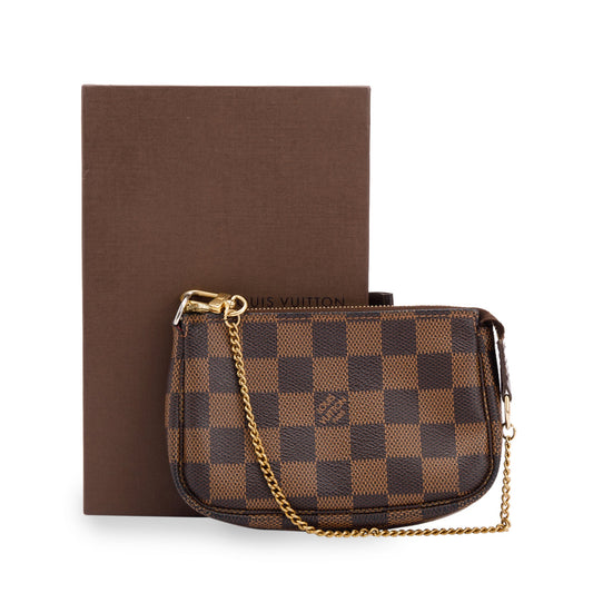 Louis Vuitton Damier Ebene Mini Pochette Accessories