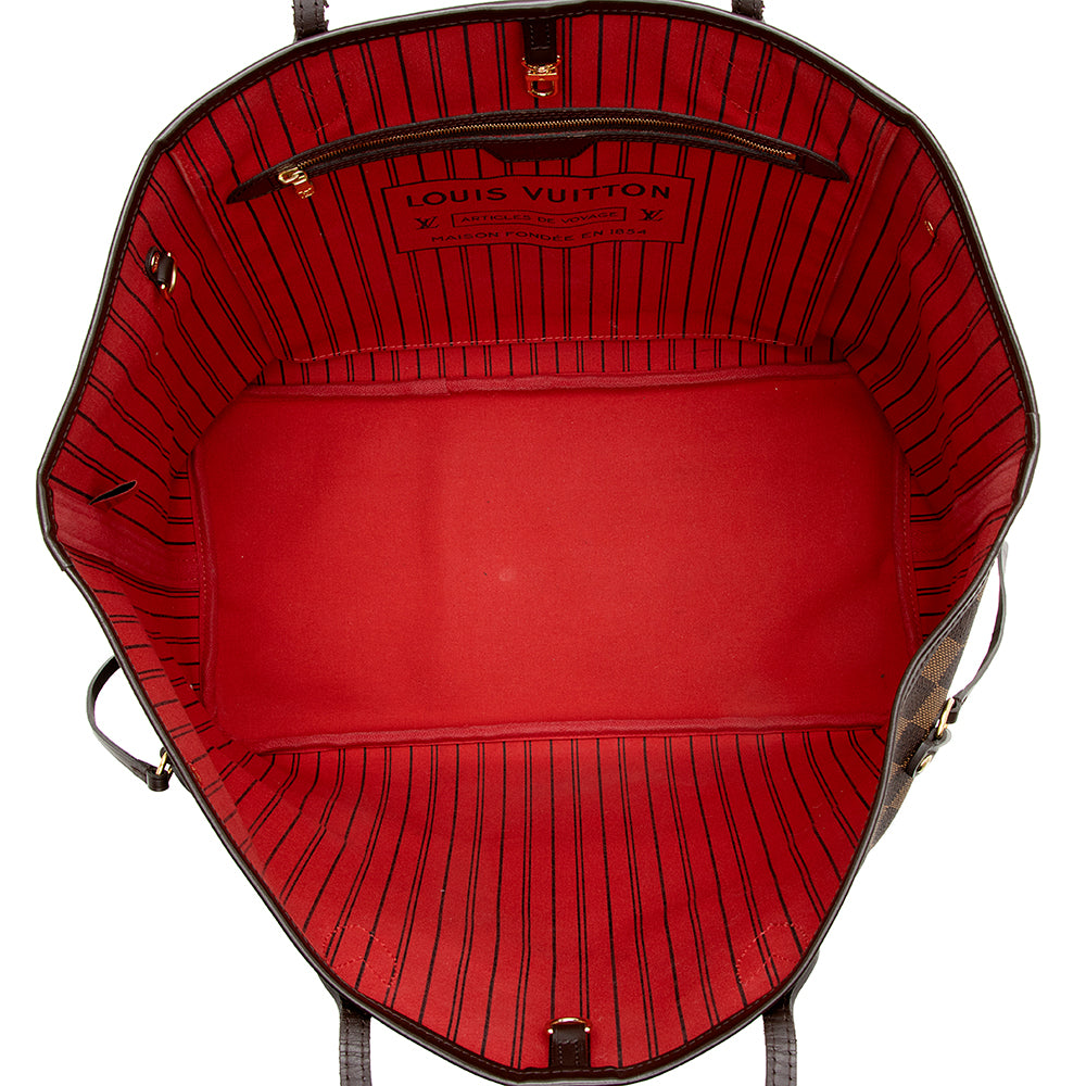 Louis Vuitton Damier Ebene Neverfull GM Tote (SHF-20007)