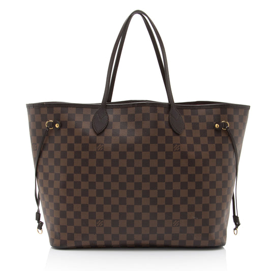 Louis Vuitton Damier Ebene Neverfull GM Tote (SHF-6HcWL8)