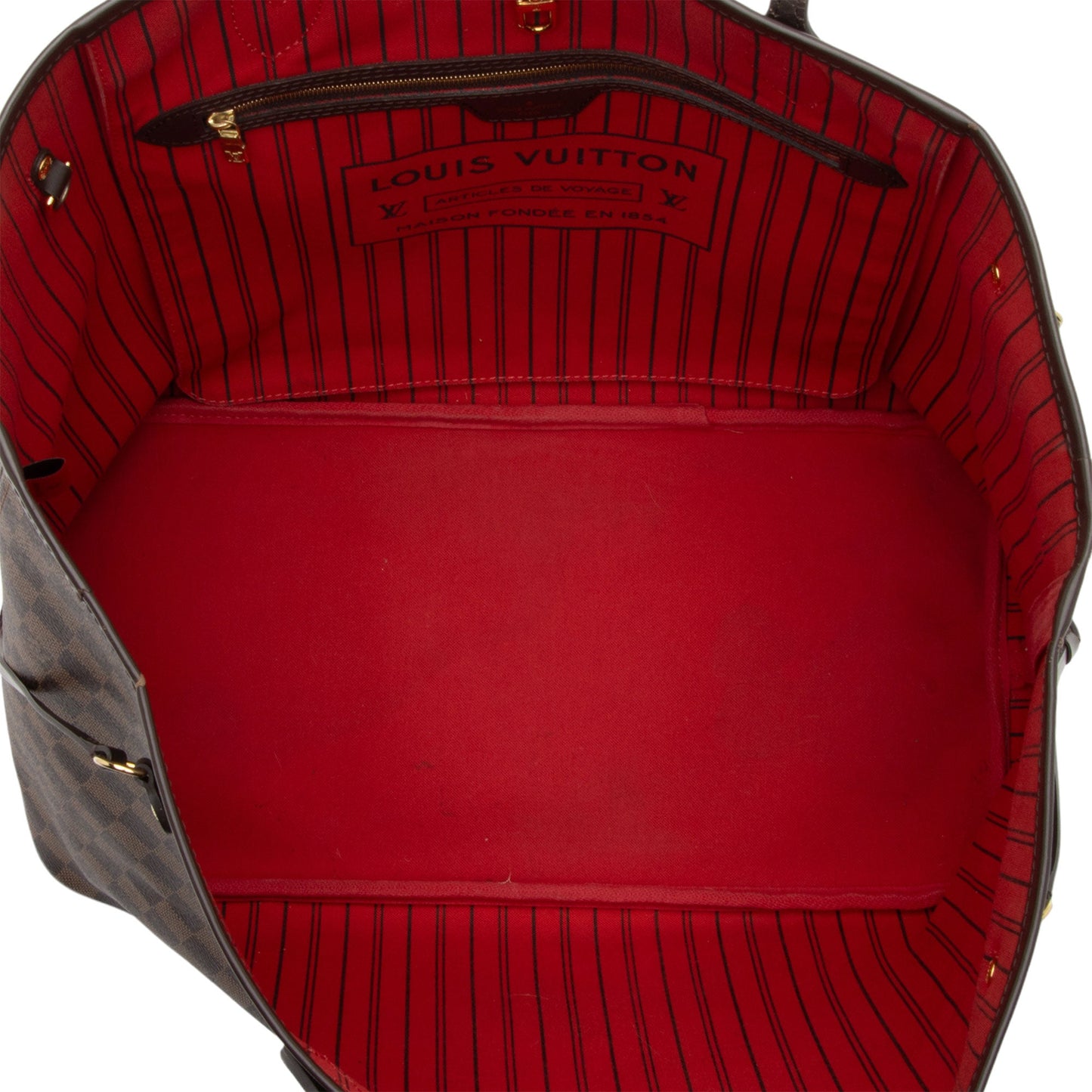 Louis Vuitton Damier Ebene Neverfull GM Tote (SHF-6HcWL8)