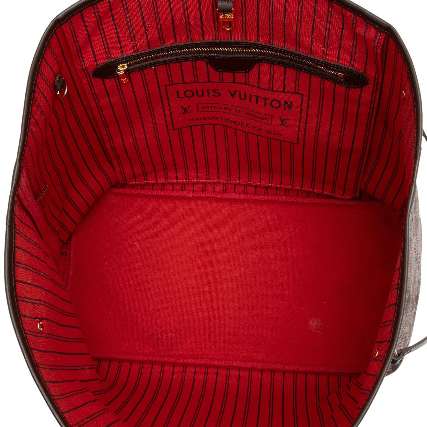 Louis Vuitton Damier Ebene Neverfull GM Tote (SHF-7quidJ)