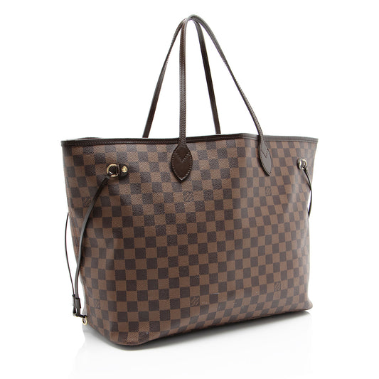 Louis Vuitton Damier Ebene Neverfull GM Tote (SHF-ar4oi4)