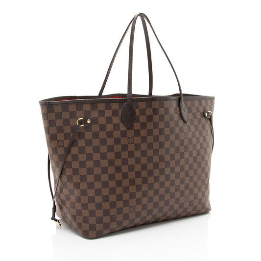 Louis Vuitton Damier Ebene Neverfull GM Tote