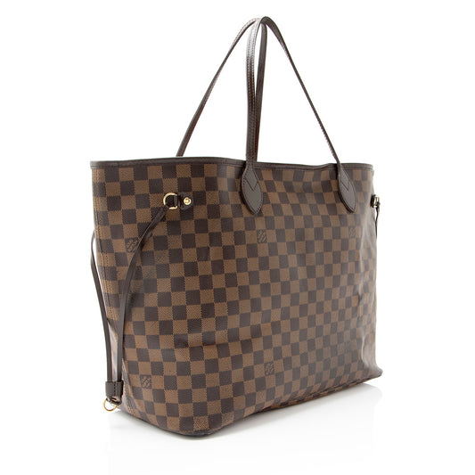 Louis Vuitton Damier Ebene Neverfull GM Tote