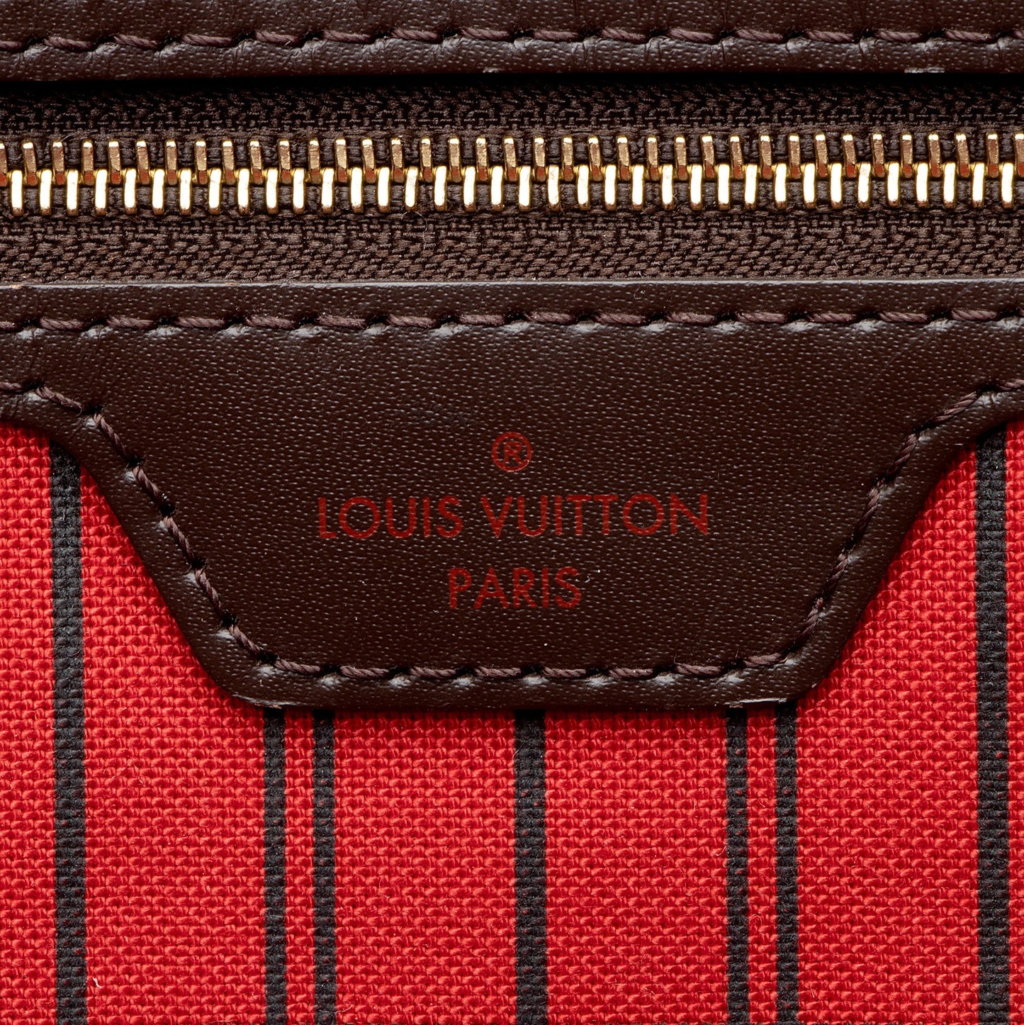Louis Vuitton Damier Ebene Neverfull GM Tote