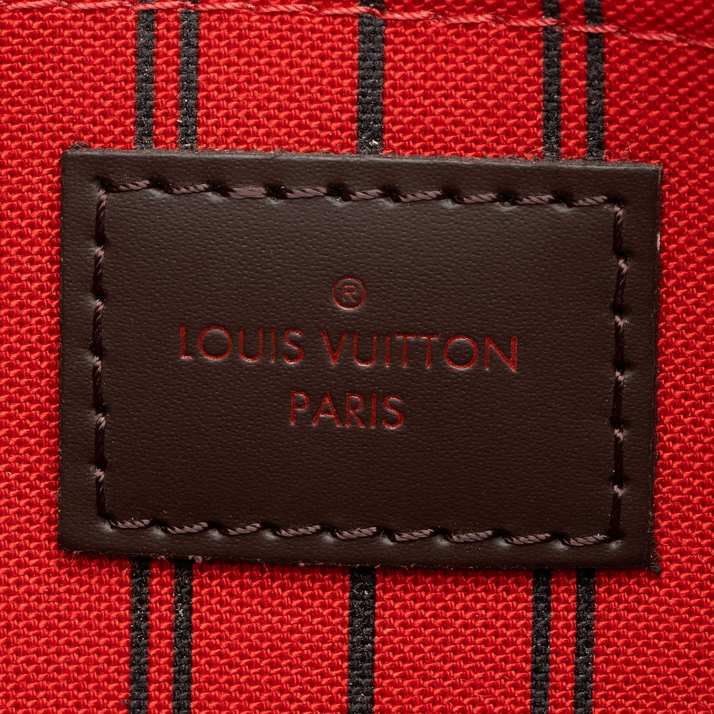 Louis Vuitton Damier Ebene Neverfull MM Pochette