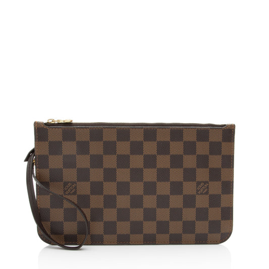 Louis Vuitton Damier Ebene Neverfull MM Pochette