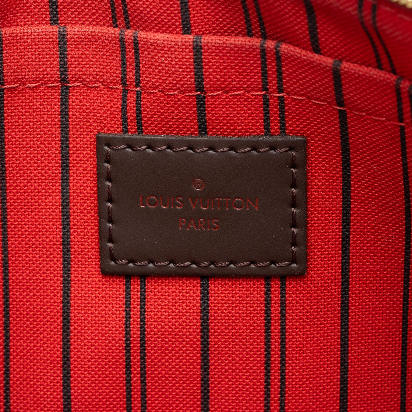 Louis Vuitton Damier Ebene Neverfull MM Pochette