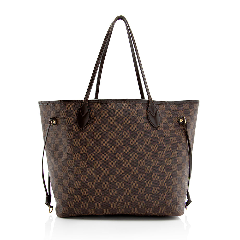 Louis Vuitton Damier Ebene Neverfull MM Tote -  (SHF-19520)
