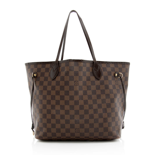 Louis Vuitton Damier Ebene Neverfull MM Tote -  (SHF-19520)