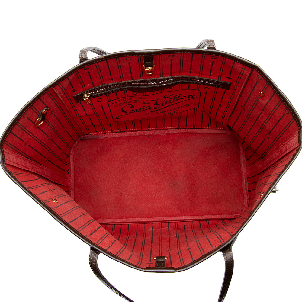 Louis Vuitton Damier Ebene Neverfull MM Tote -  (SHF-19520)