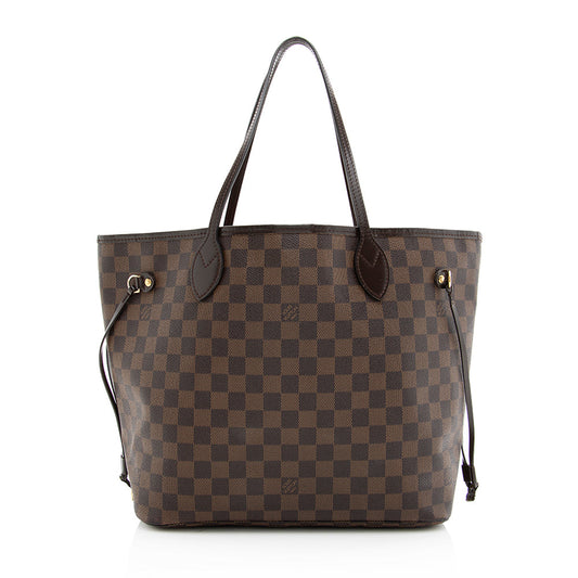 Louis Vuitton Damier Ebene Neverfull MM Tote -  (SHF-19635)