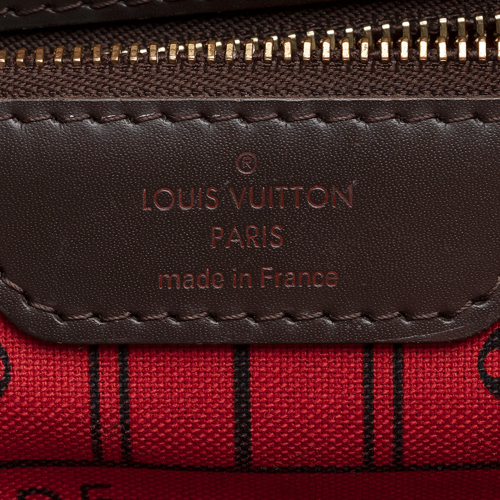 Louis Vuitton Damier Ebene Neverfull MM Tote -  (SHF-19635)