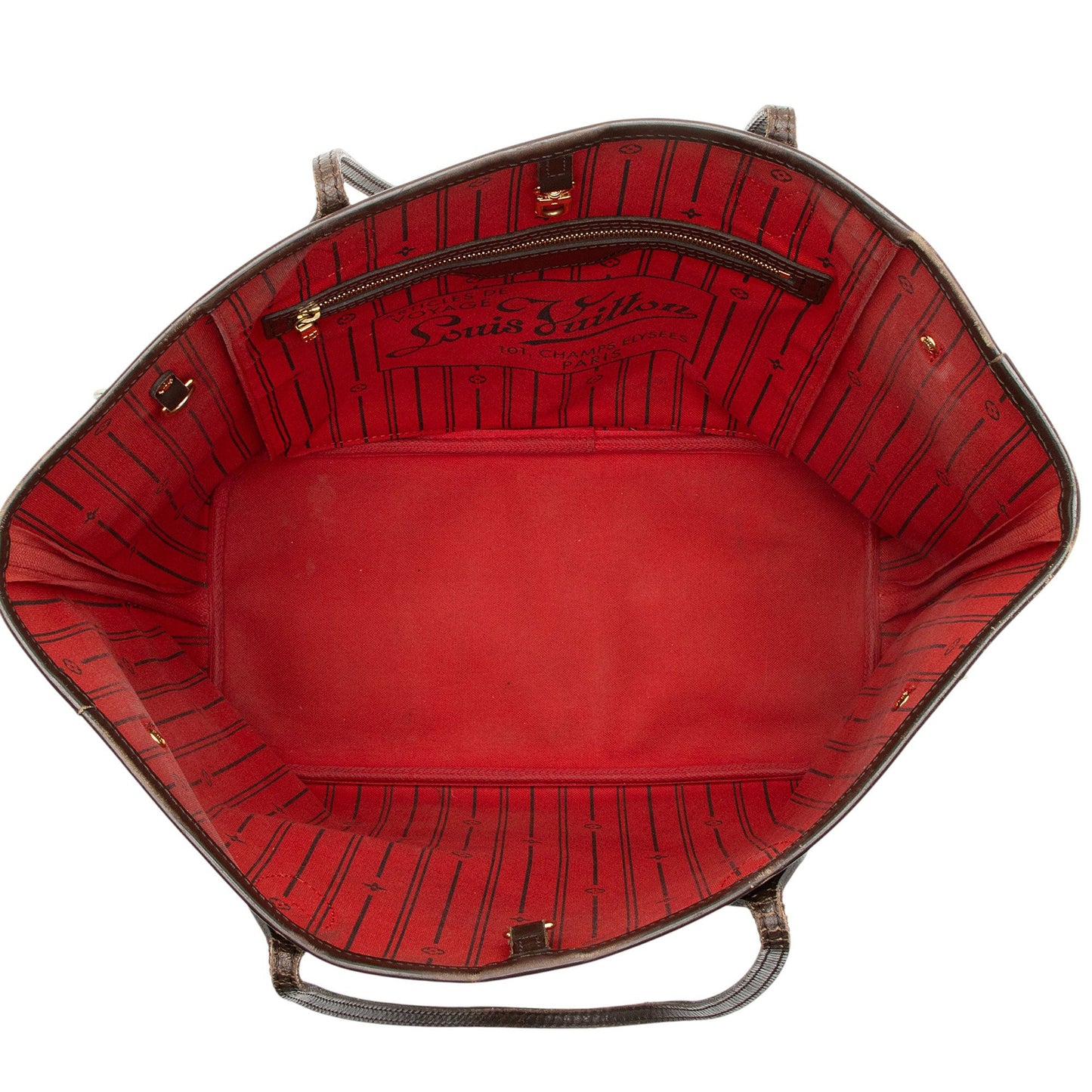 Louis Vuitton Damier Ebene Neverfull MM Tote -