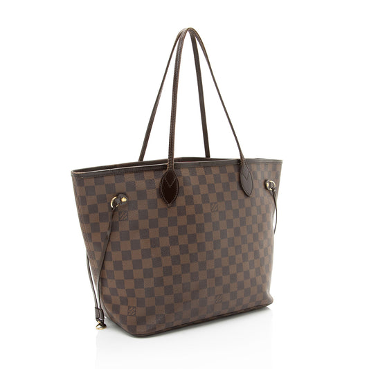 Louis Vuitton Damier Ebene Neverfull MM Tote -