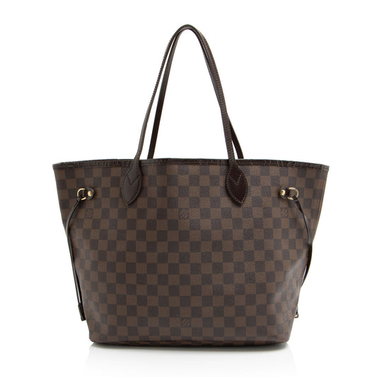 Louis Vuitton Damier Ebene Neverfull MM Tote