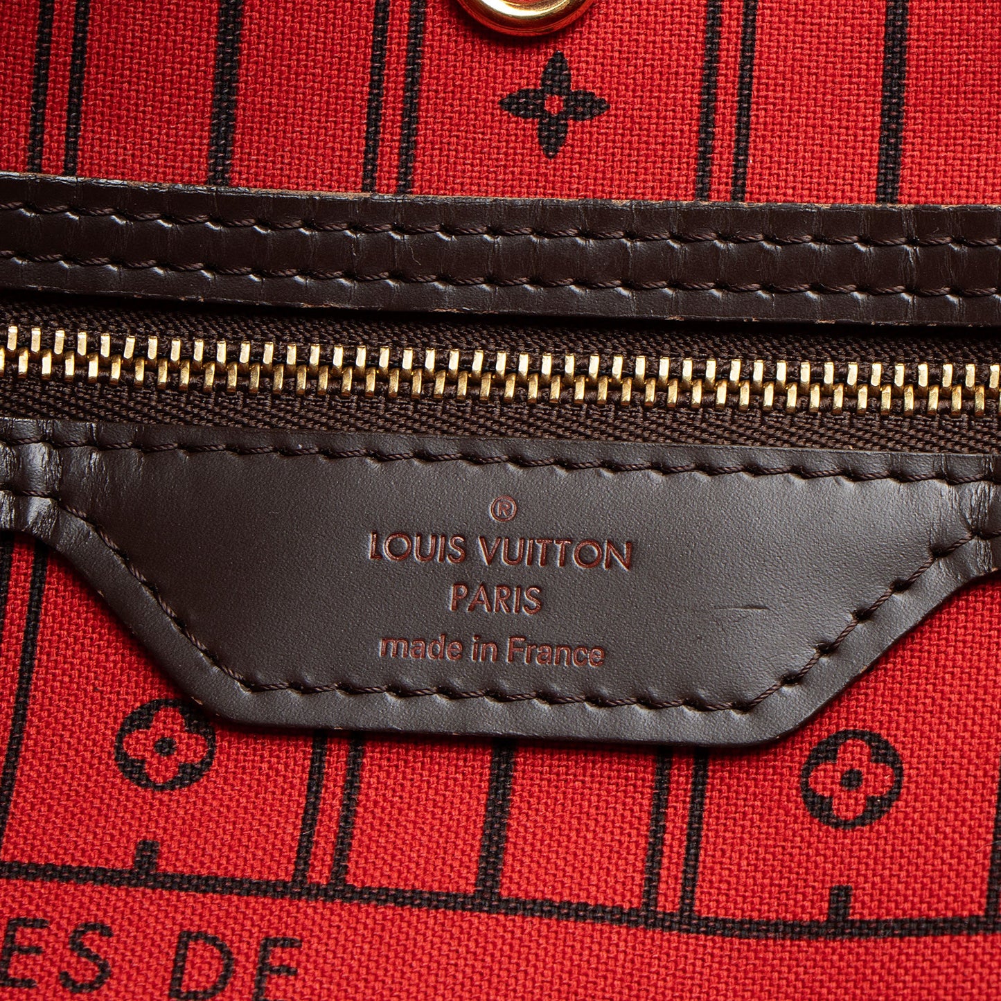 Louis Vuitton Damier Ebene Neverfull MM Tote