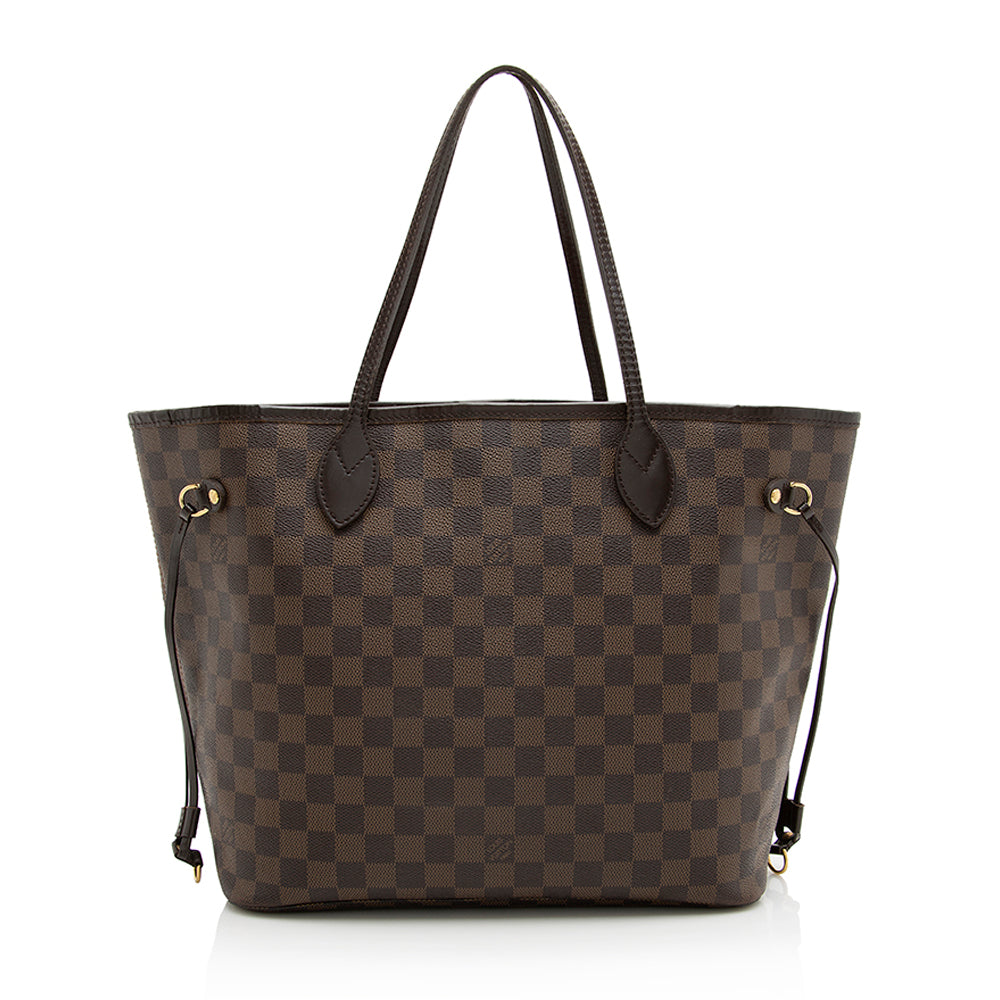 Louis Vuitton Damier Ebene Neverfull MM Tote (SHF-22922)