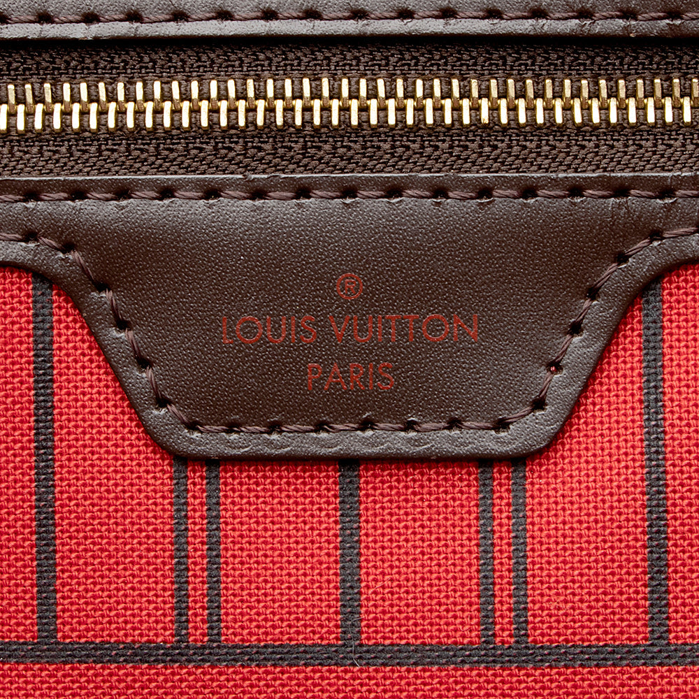 Louis Vuitton Damier Ebene Neverfull MM Tote (SHF-19408)