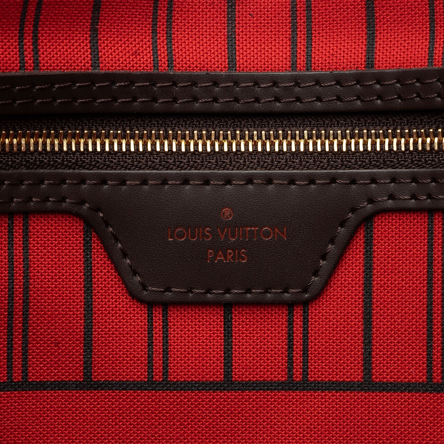 Louis Vuitton Damier Ebene Neverfull MM Tote (SHF-BrNtNW)