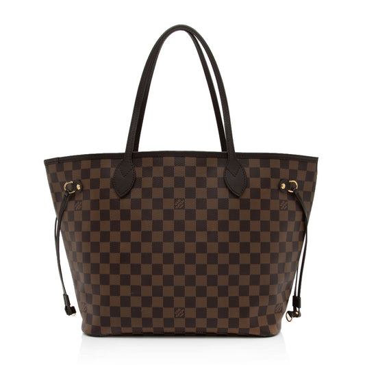 Louis Vuitton Damier Ebene Neverfull MM Tote (SHF-FzusJU)