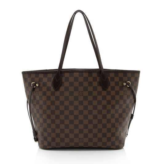 Louis Vuitton Damier Ebene Neverfull MM Tote (SHF-DL3qA5)