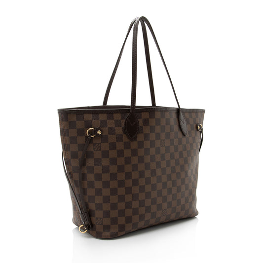 Louis Vuitton Damier Ebene Neverfull MM Tote (SHF-DL3qA5)