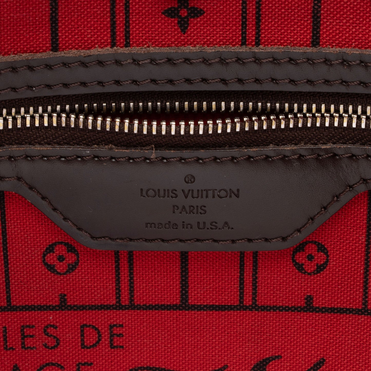 Louis Vuitton Damier Ebene Neverfull MM Tote (SHF-HLsZnH)