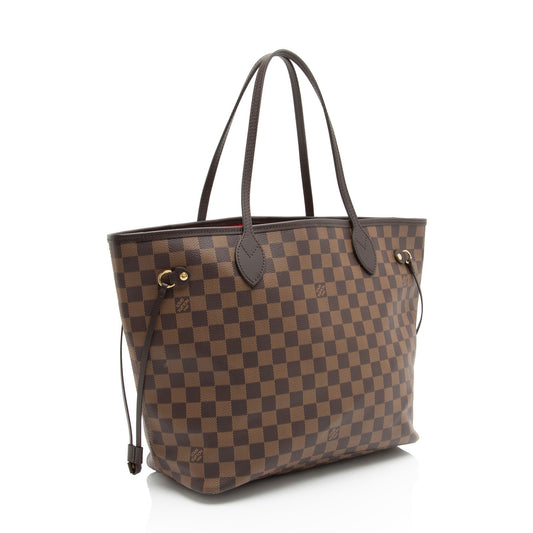 Louis Vuitton Damier Ebene Neverfull MM Tote (SHF-MGX6T7)