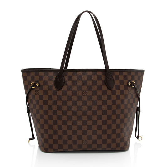 Louis Vuitton Damier Ebene Neverfull MM Tote (SHF-siwvNp)